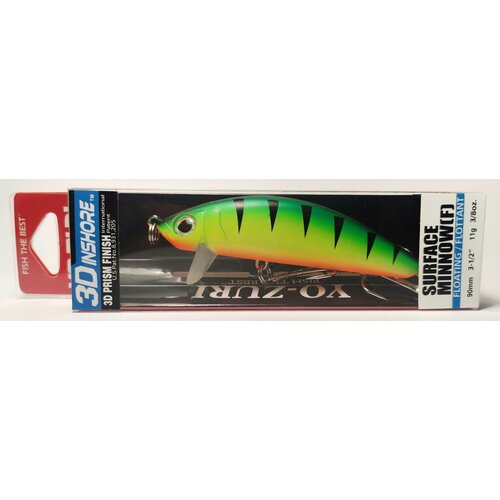 Воблер Yo-Zuri Inshore minnow (F) зеленый для хищника воблер yo zuri r847 gbl zombi minnow f821