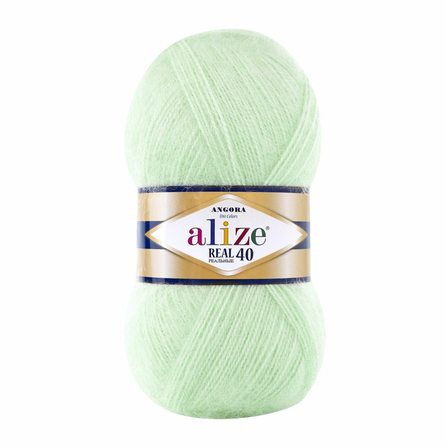 Пряжа Аlize Angora Real 40 (Ангора Реал 40), 1 моток, 100 гр, 480м. (842)