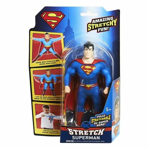 Фигурка Stretch Мини Супермен тянущаяся 35367 тянущаяся фигурка stretch 35367 мини супермен стретч