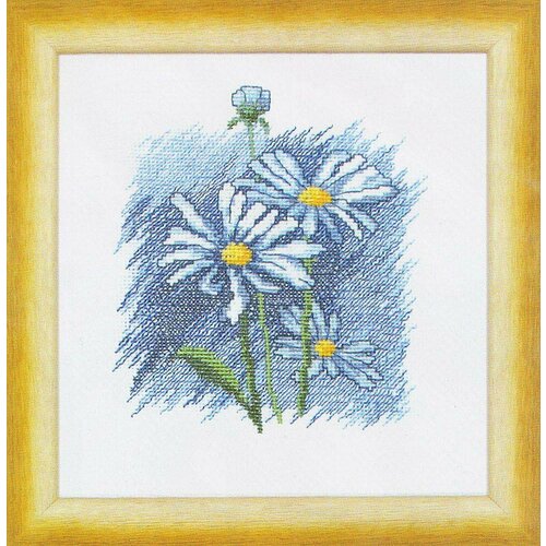 Набор для вышивания «Чарівна Мить» А-034 Ромашки the little flowers decor patterns 14ct 11ct counted cross stitch sets wholesale chinese cross stitch kits embroidery needlework