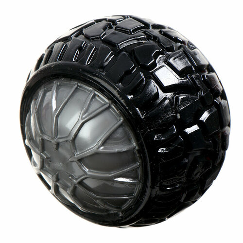 мяч световой колесо цвет чёрный 12 шт Мяч световой «Колесо», цвет чёрный, 12 штук