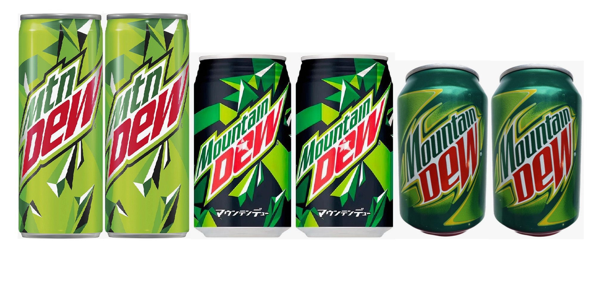 Набор газированных напитков Mountain Dew, , ( 6 банок)