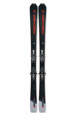Горные лыжи с креплениями FISCHER RC ONE 82 GT + RSW11 Solid black/Black (см:159)