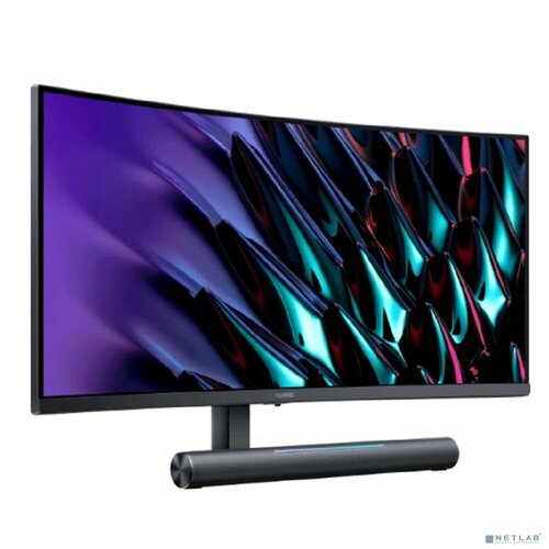 HUAWEI Монитор LCD Huawei 34" MateView GT 34' NEW ZQE-CAA VA 3440x1440 Curved 190Hz 1ms 21:9 4000:1 350cd 2xHDMI2.0 DisplayPort1.4 2xUSB3.0 USB-C(10W) AudioOut Soundbar 2x5W 53061124 чёрный черный