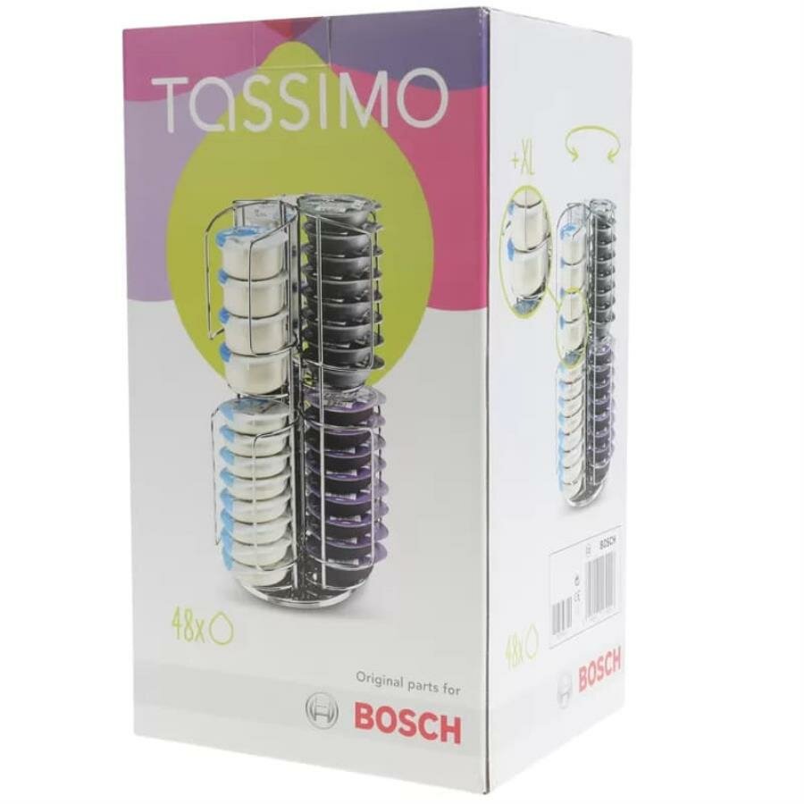 Bosch 00576791 подставка для Т-дисков TASSIMO (до 48 дисков) для капсульной кофемашины