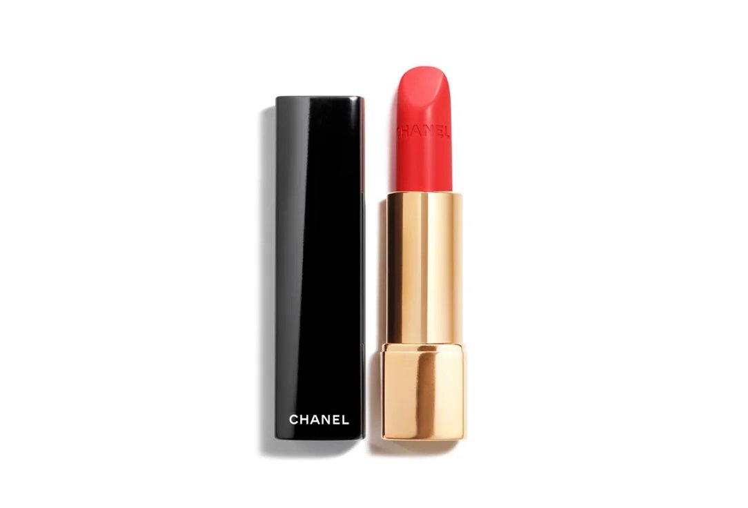 Бархатистая помада для губ Chanel Rouge Allure Velvet 64 First Light