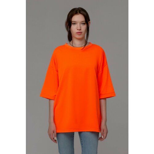 фото Футболка магазин толстовок, размер xs-44-unisex-(женский), neon orange