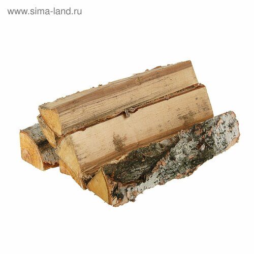 Дрова берёзовые колотые 40 см в сетке 1873457 688₽