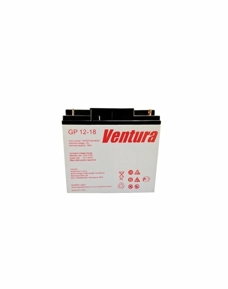 Аккумуляторная батарея Ventura GP 12-18 12В 18 А·ч - фото №13