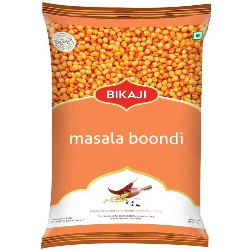 Закуска индийская Масала Бунди Бикаджи (Masala Boondi Bikaji), 200 грамм