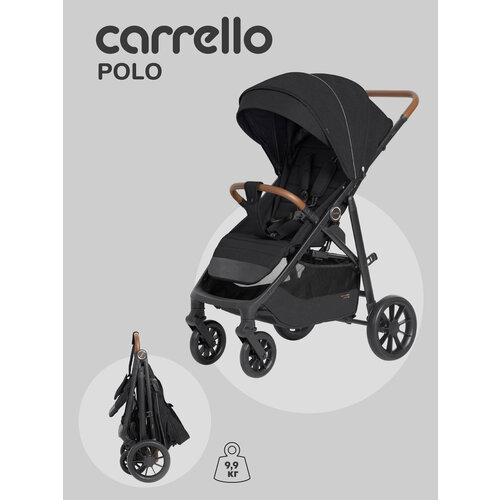 Прогулочная коляска Carrello Polo, черная
