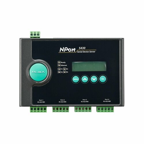 Преобразователь MOXA NPORT 5430 10 шт партия max14783eesa t sop 8 rs 422 rs 485 интерфейс ic полудуплексный двойное напряжение 3 в до 5 5 в высокий esd hbm 35 кв