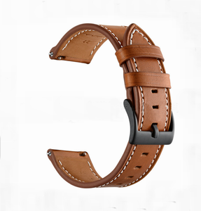 Сменный ремешок-браслет MyPads для Xiaomi Watch S1 Active/ Xiaomi Watch S1 из качественной натуральной кожи, с металлической пряжкой-застежкой, кор.