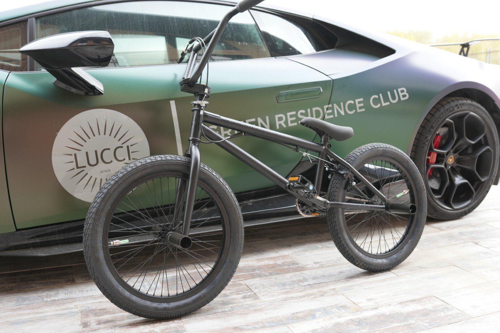 Велосипед BMX Richiesto 20" Рама 20.5 Трюковый Подростковый детский Унисекс, черный матовый