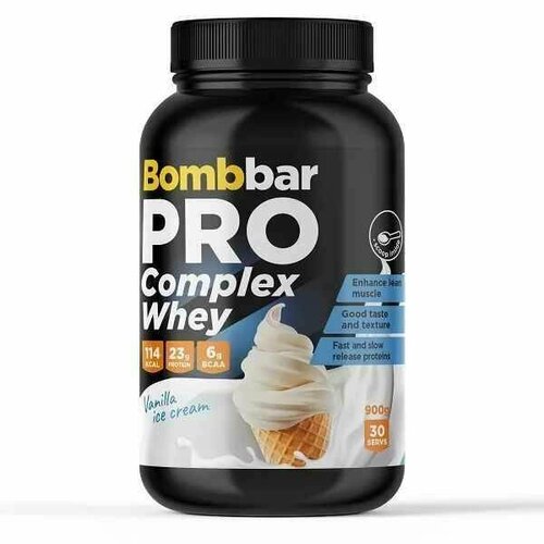 PRO Complex Whey 900 g BB, ванильное мороженое изолят iso whey 1000 g ванильное мороженое дс