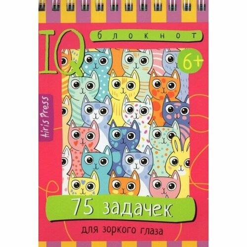 Умный блокнот «75 задачек для зоркого глаза» 6+ умный блокнот для мальчиков