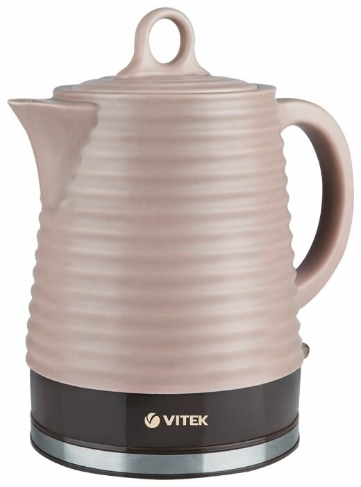 Чайник Vitek VT-1135 BN коричневый/розовый