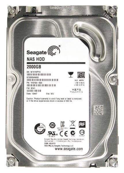 Жесткий диск Seagate 1H3164 2Tb SATAIII 3,5" HDD