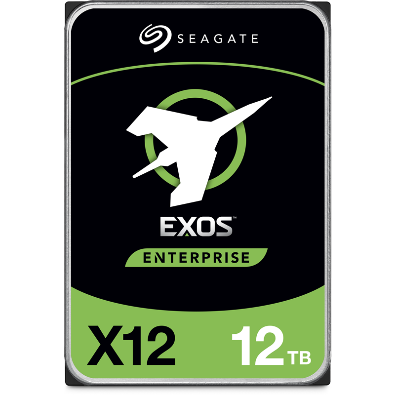 12TB Seagate Exos X12 (ST12000NM0027) {SAS 12Gb/s, 7200 rpm, 256mb buffer, 3.5"} (clean pulled)