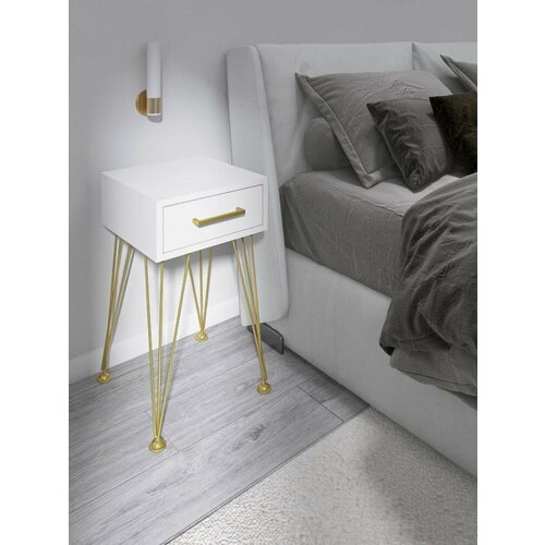 Тумба Жаклин с ящиком в стиле лофт