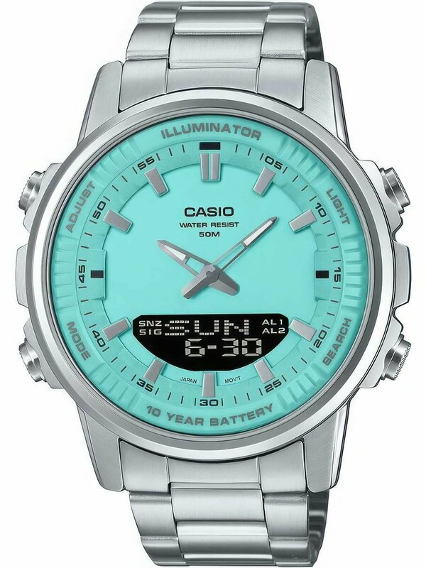Наручные часы CASIO Collection AMW-880D-2A2, серебряный