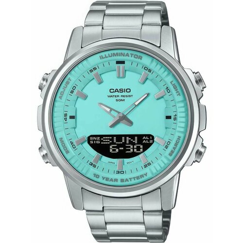 Наручные часы CASIO, серебряный наручные часы casio amw 880 1aef