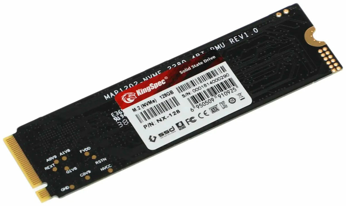 SSD накопитель Kingspec M.2 NX 128 Гб PCIe (NX-128) — фото 1