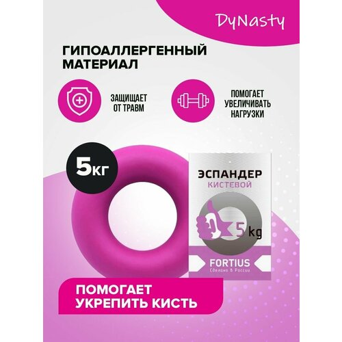 Кистевой эспандер для рук фиолетовый