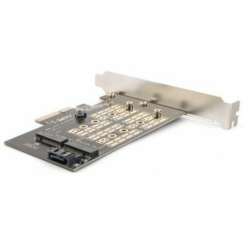 AgeStar AS-MC02 Переходник-конвертер для M.2 SATA SSD+M.2 NVME в PCIe 3.0 m 2 nvme ssd to pcie 3 0 x1 x4 x16 adapter m key interface card support pci express 3 0 2230 2242 2260 2280 size m 2 nvme ssd