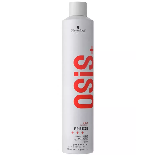 Schwarzkopf Professional Osis+ Freeze Лак для сильной фиксации волос 500 мл schwarzkopf osis session label the strong лак сильной фиксации 500 мл