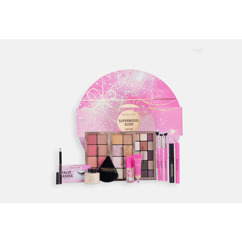 Подарочный набор MakeUp Revolution, Supermodel Glow Gift Set 14мл jojo series highlight repair capacity blush powder cake plate nose shadow one piece plate student eye shadow highlighter makeup