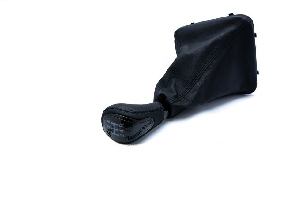 Ручка КПП 2190 стиль Веста в сборе (темные цифры) Черная нить