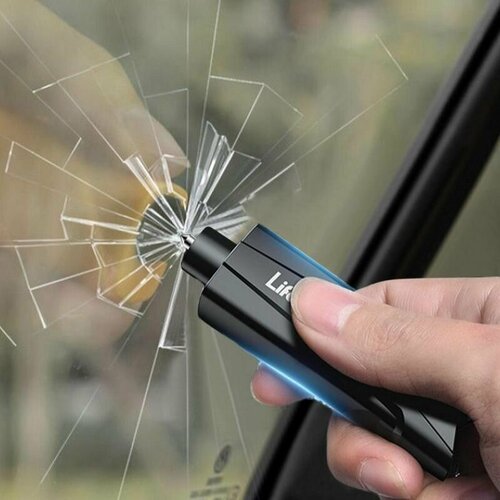 Аварийный стеклобой-стропорез для автомобиля спасательный брелок