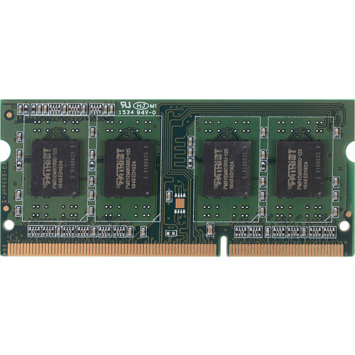 Модуль памяти для ноутбука SODIMM 4GB PC12800 DDR3L PSD34G1600L81S PATRIOT 136900₽