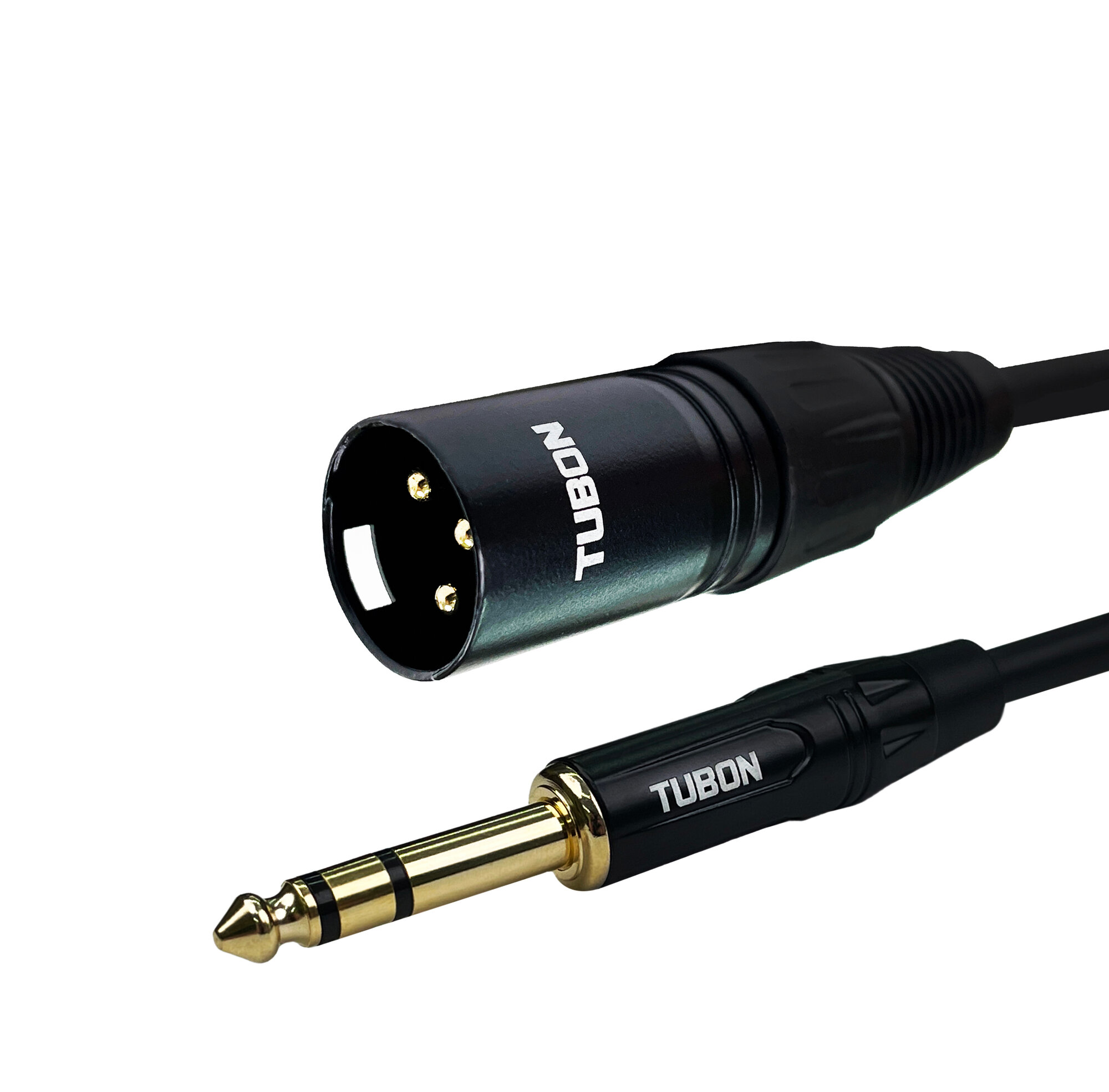 Кабель TUBON Микрофонный межблочный XLR (M) Male - 6.3 мм jack (M) OD6.0 ПВХ XMJ001