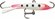 Балансир Rapala Husky Jerk HJ12-HT