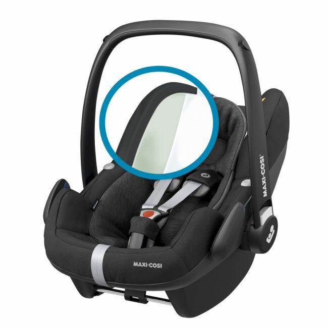 Обзор: Maxi-Cosi Pebble PRO i-Size, автолюлька до 1 года гр.0 (0-13 кг), цвет Essential Red