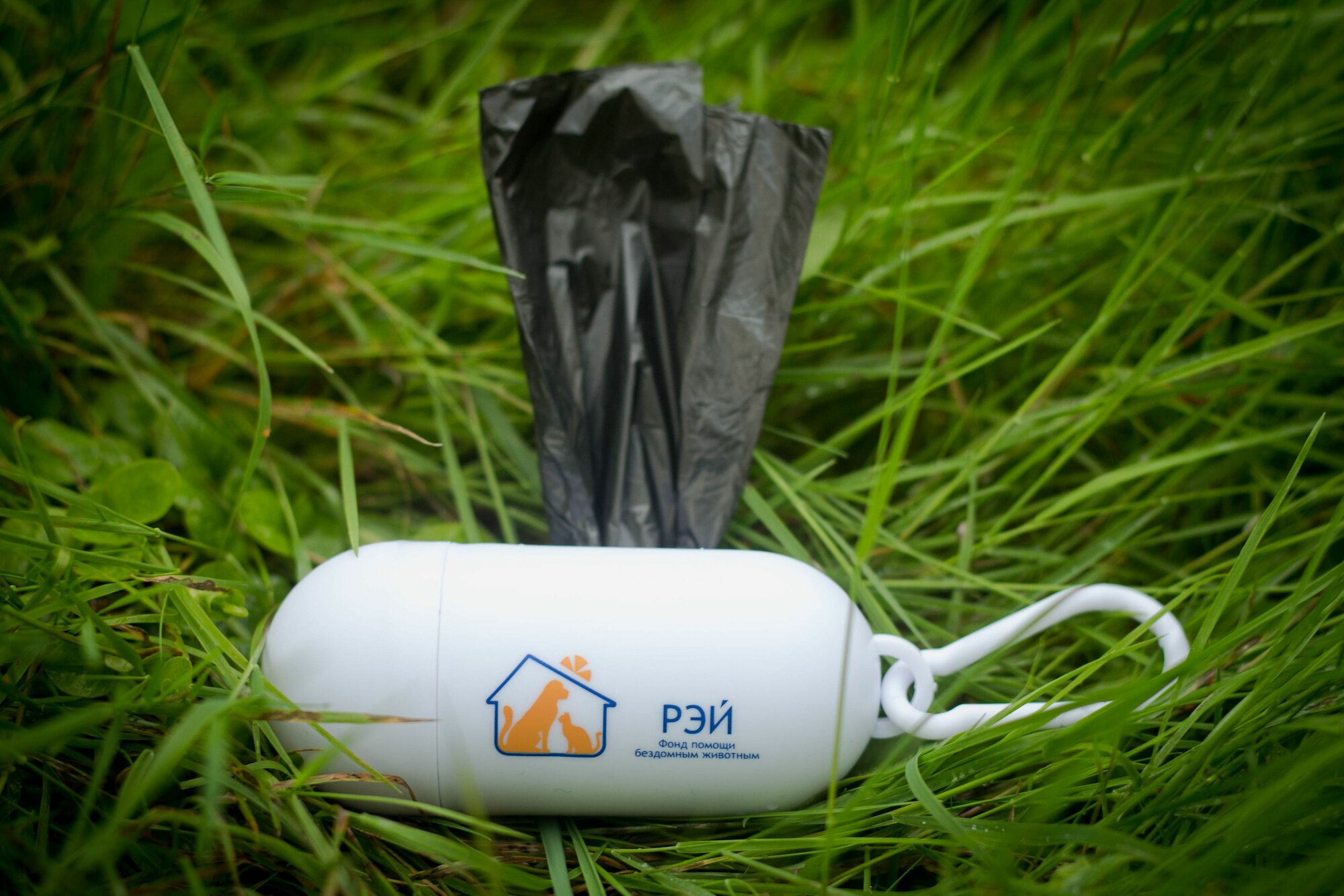 Пакетики для уборки за собакой в контейнере - фонд РЭЙ — фото 1