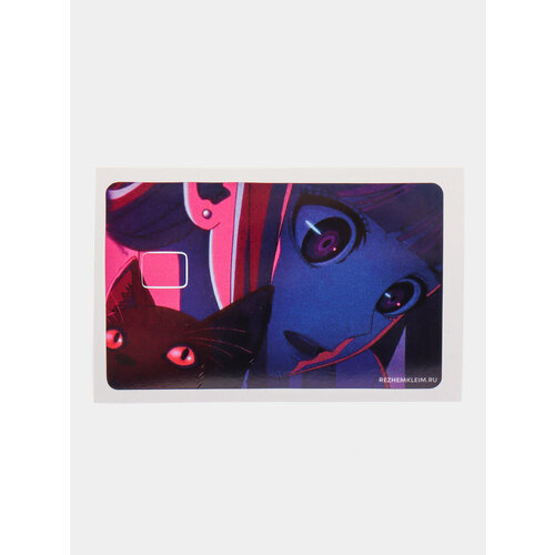 Наклейки на банковскую карту, с персонажами аниме наклейки на карту банковскую аниме глазки