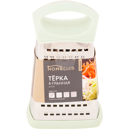 Терка HOMECLUB Reliance 4-х гранная 20x126x11см нержавеющая сталь 654₽