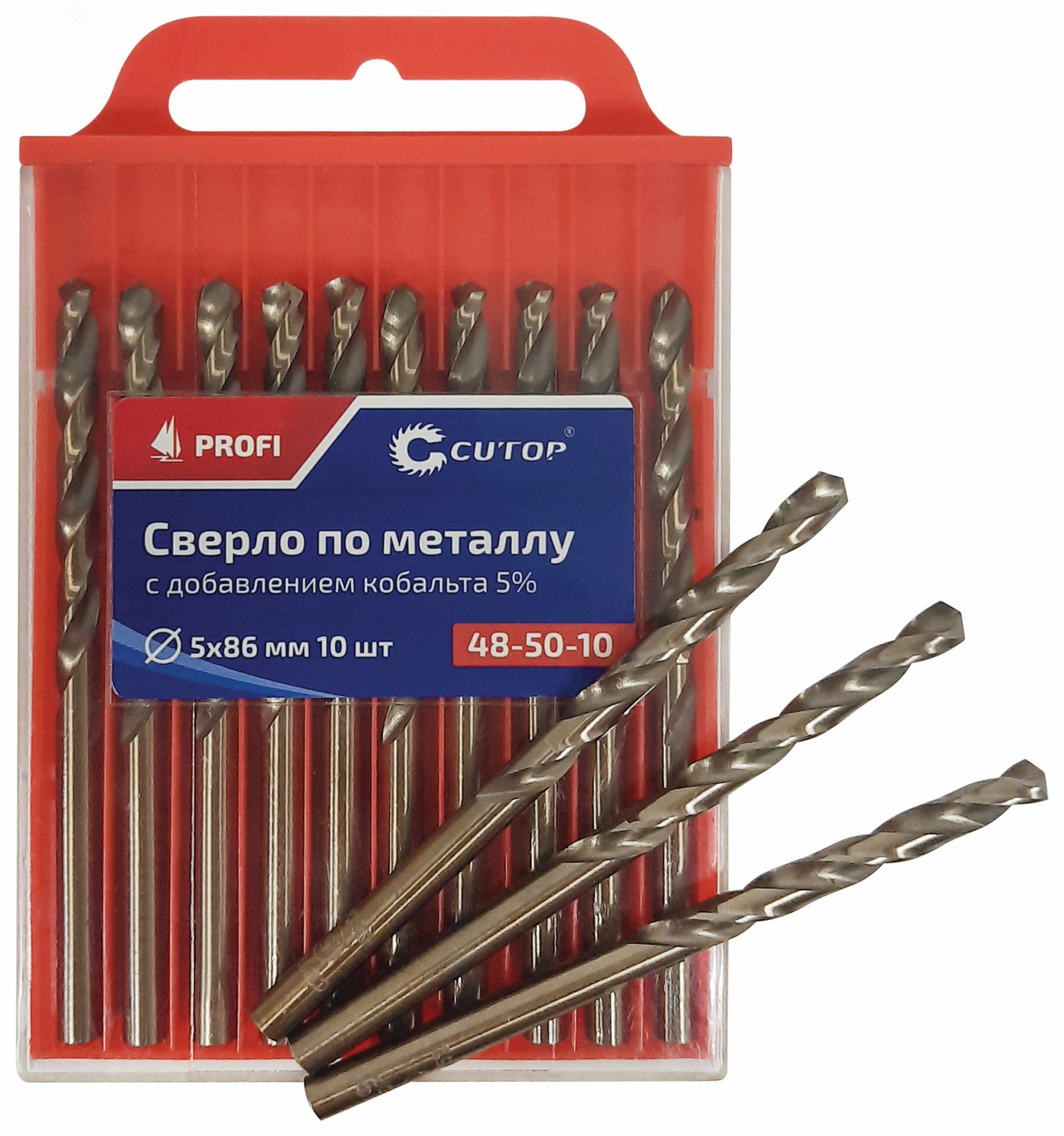 Profi 48-15-10 Сверло по металлу 1.5x40 мм (HSS/Р5М5К5, класс точности А1, 10 шт) Cutop - фото №7