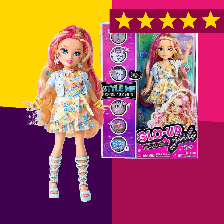 Кукла Glo-up girls Tiffany Оранжевый 28 см