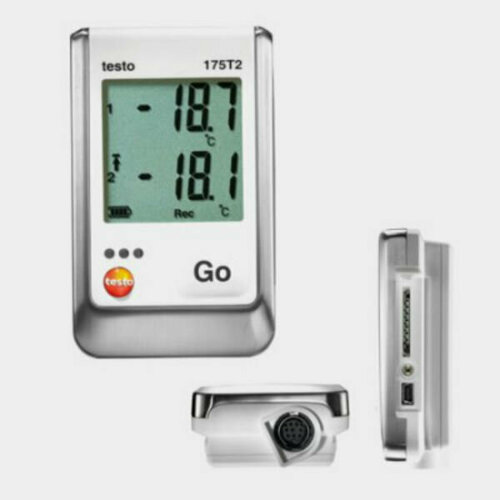 Testo 175-T2 2-Ch. Регистратор данных о температуре, внутренний и внешний датчик (NTC) 0572 1752