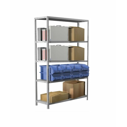 Стеллаж SLK 5 полок до 170 кг 220х70х40 см мощный 11740₽