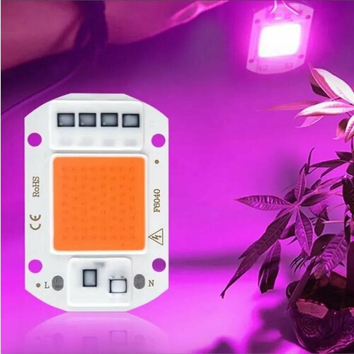 Led Светодиодный модуль 20 Вт, IP20, Розовый, 1 шт