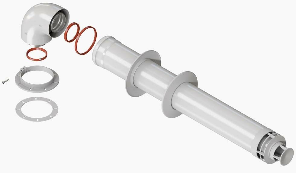 фото Комплект коаксиальный 60/100 L=750мм VARMA универсальный