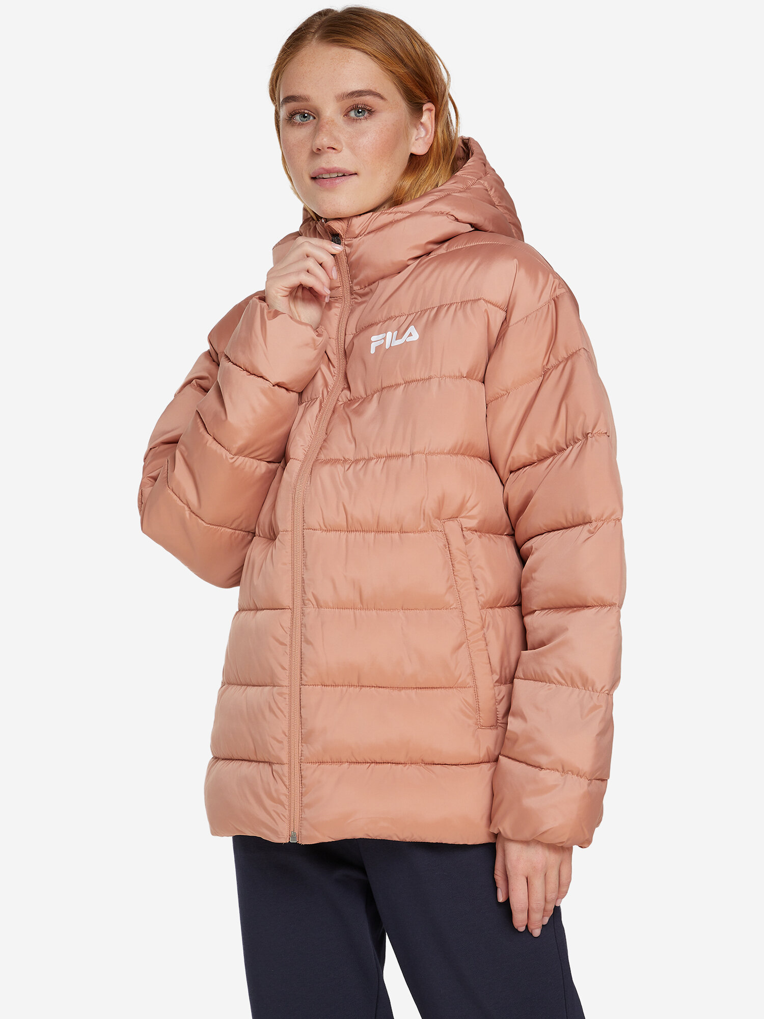 фото Куртка утепленная женская FILA Коричневый; RU: 42-44, Ориг: 42-44