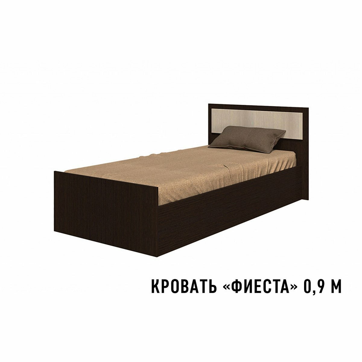 Кровать "Фиеста" 0,9*2,0 м - Венге / Белфорд