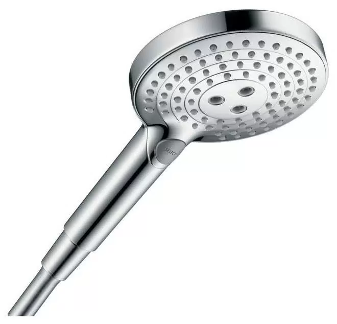 Лейка для душа hansgrohe Raindance Select S 120 3 jet 26530000 хром хром круглая 125 мм