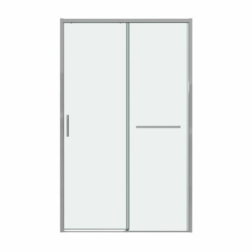 Душевая дверь Grossman Style 120x195 100. K33.05.120.10.00 стекло прозрачное, профиль хром